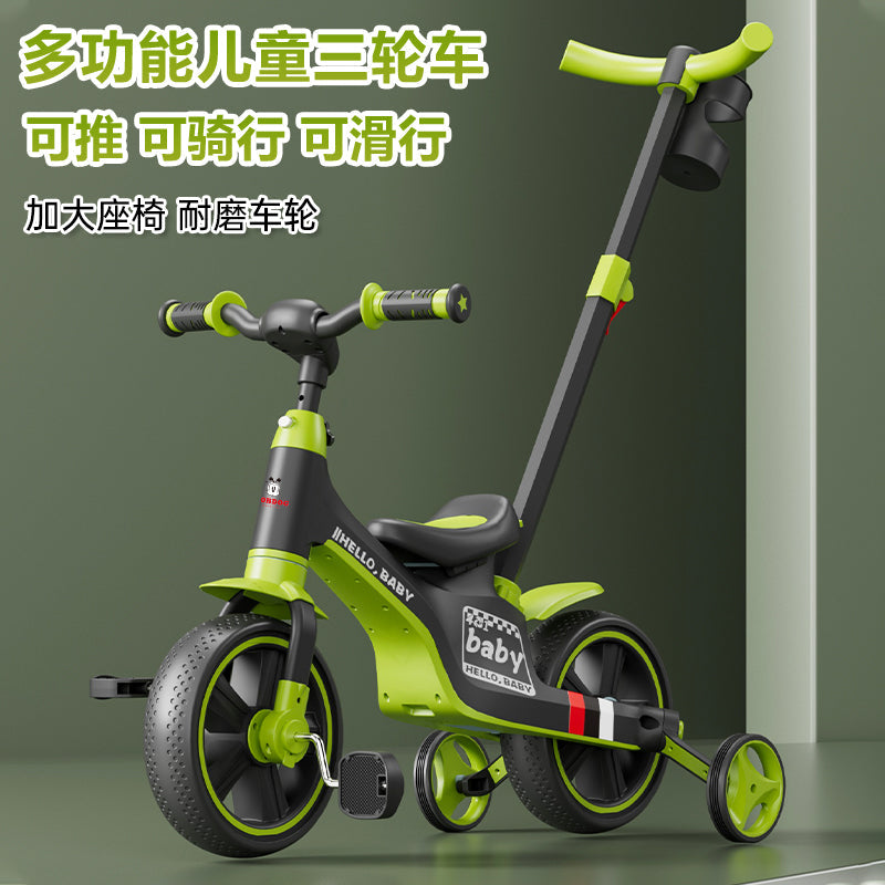 4 in Tricycle cum Bicycle | "Stroller + Tricycle + Glider + Balance Bike, 4 modes # 1688