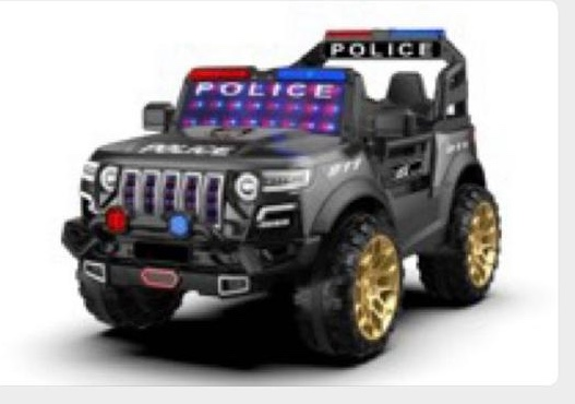 Police Jeep 606  with remote control ( Local)