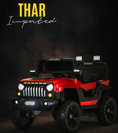 Kids Ride On Jeep Thar | Imported quality| 5 years Warranty | Cooper Motors | 4 colour