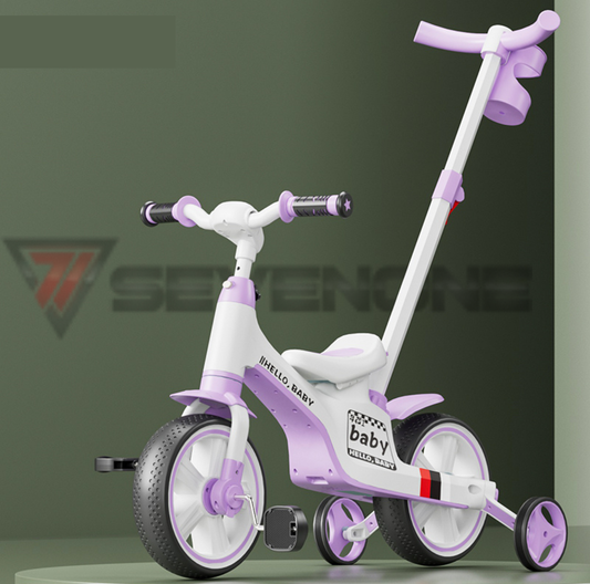4 in Tricycle cum Bicycle | "Stroller + Tricycle + Glider + Balance Bike, 4 modes # 1688